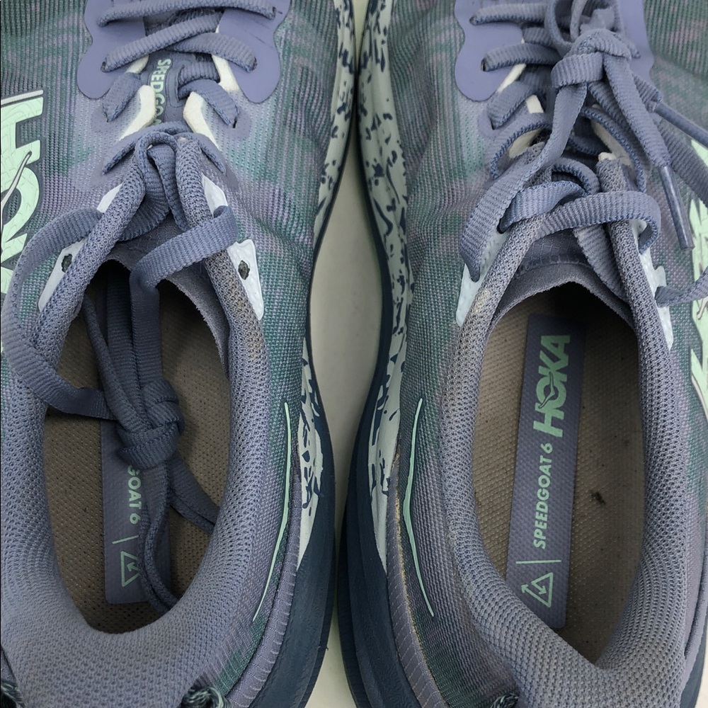 Hoka One One Speedgoat 6 Moonlight Thunder Women’s Trail Running Shoes - Size 9 - Picture 8 of 9